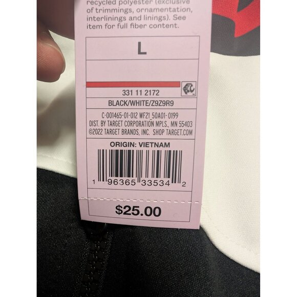 Wild Fable Women's Track Zip-up Jacket Black Size L - Picture 3 of 3